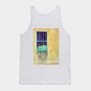 Yellow Wall Tank Top